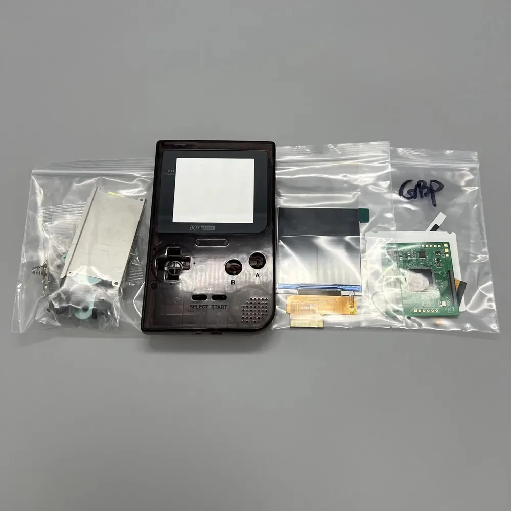 Фото LCD-экран GBP, простой в установке, 2,6-дюймовый IPS-экран полного размера с высокой яркостью, высококачественный корпус для Game Boy Pocket GBP. №4