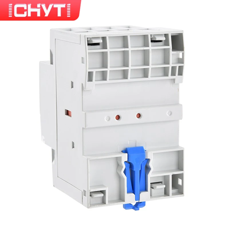 CHYT Бесплатная доставка KCH8 AC 2P 4P 24V 220V 25A 63a бытовой 2NO/1NO + 1NC/2NC/4NO/2NO 2NC/4NC модульный