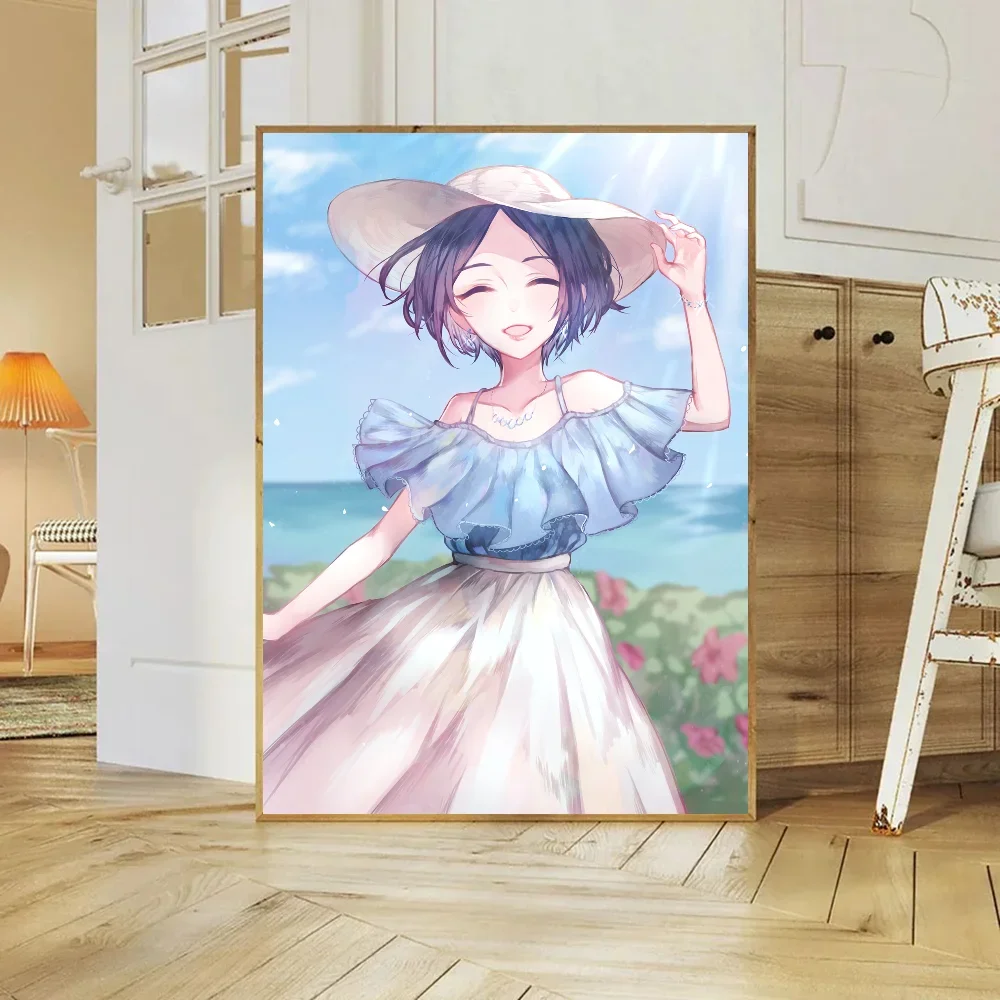 1 шт. Hayami Kanade THE IDOLM STER Золушка девочки плакат самоклеящаяся искусство фотообои для