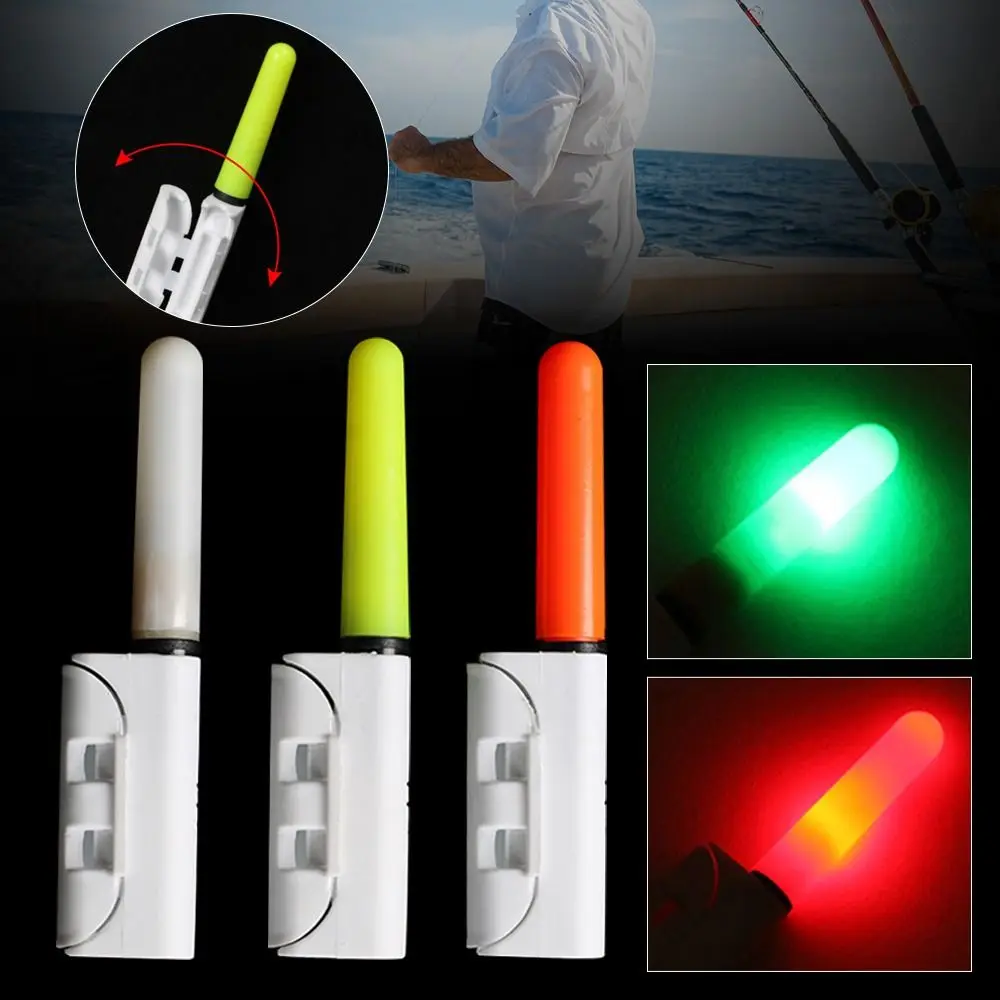 

Red/Green/Blasting Flash Fishing Rod Tip Lightstick 425 /322 Battery Fluorescent Light Glow Stick Bite Alarm Night Dark Float