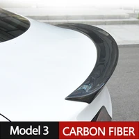 car rear wing trim trunk spoiler sticker for tesla model 3 2018 2019 2020 2021 2022 year exterior accessories