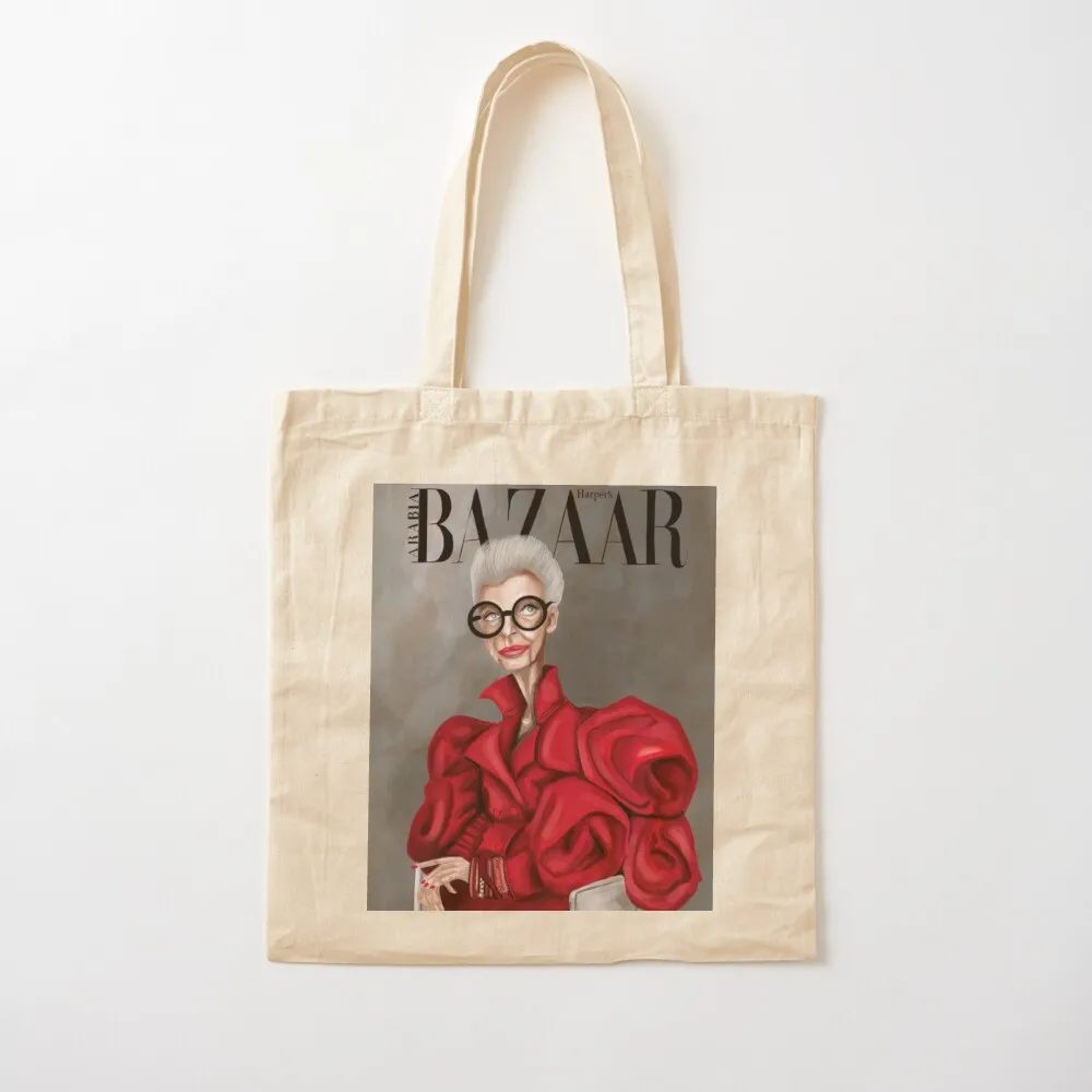 Iris Apfel wird 100 - Magazine-Cover Tote Bag Сумки женские тканевые сумки на заказ Тканевая сумка
