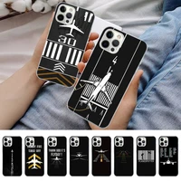 aircraft helicopter airplane pilot fly phone case for iphone 11 12 13 mini pro max 8 7 6 6s plus x 5 se 2020 xr xs case shell