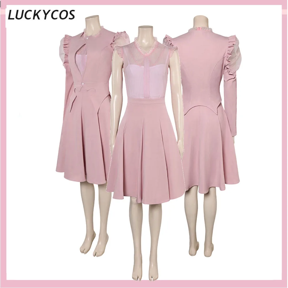 Хэллоуин Карнавал Женщины Глинда Косплей Розовое Платье Фильм Викид Костюм Для