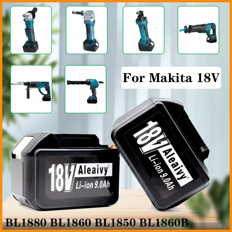 

Литий-ионный аккумулятор Aleaivy BL1860, 18 в, 6000 мАч, 9000 мАч