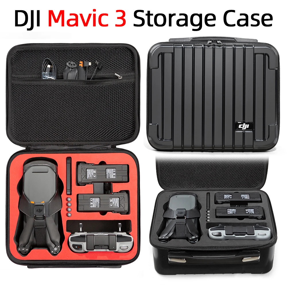 

Portable Bag For DJI Mavic 3 Hardshell Storage Drone Handbag Water-proof Outdoor Carry Box Case DJI Mavic 3 Drone Accessories