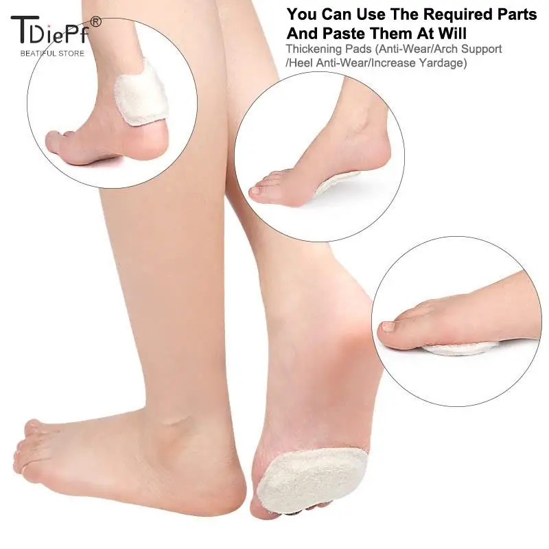 

2 шт., фетровые подушечки для стопы, для снятия боли