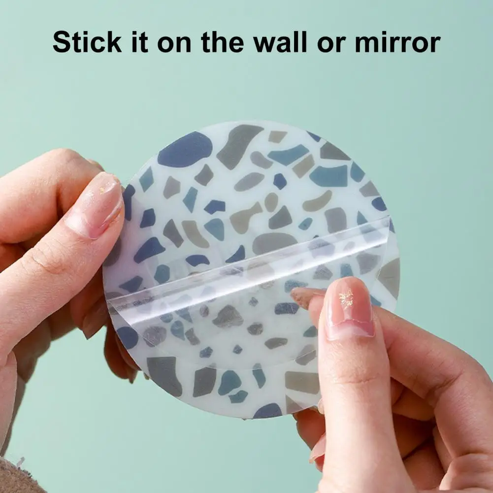 

Durable Good Wall-Mounted Toothbrush Storage Holder Decor Practical Toothpaste Stand Strong Stickiness for Restroom