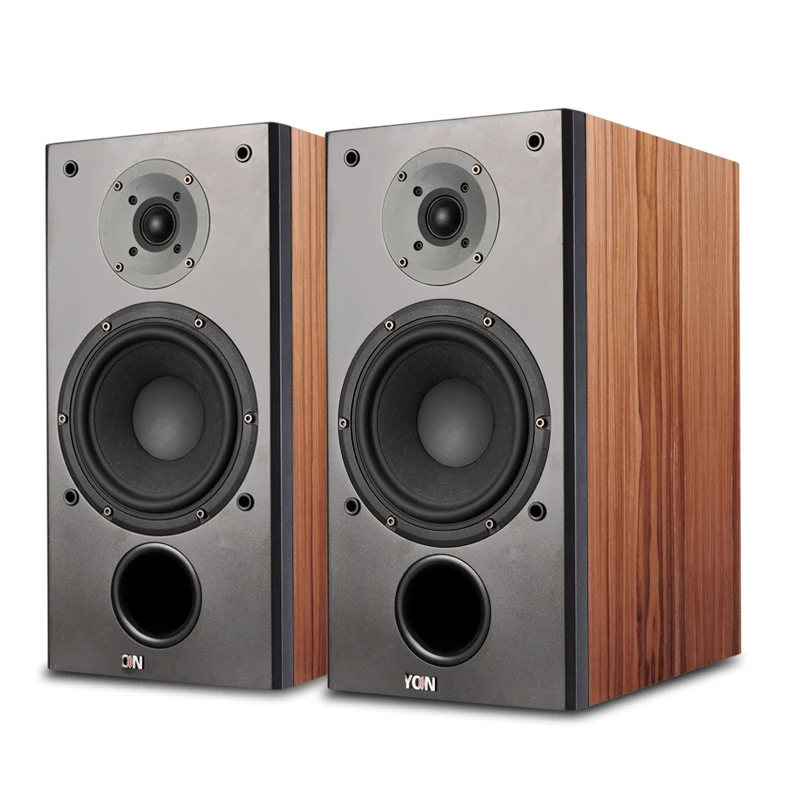 

200W P4 Bookshelf Speakers Wooden Monitor Two-Way Passive Fever Hifi Home Theater System Music Sound Front Speaker 6.5 Inch 8Ω