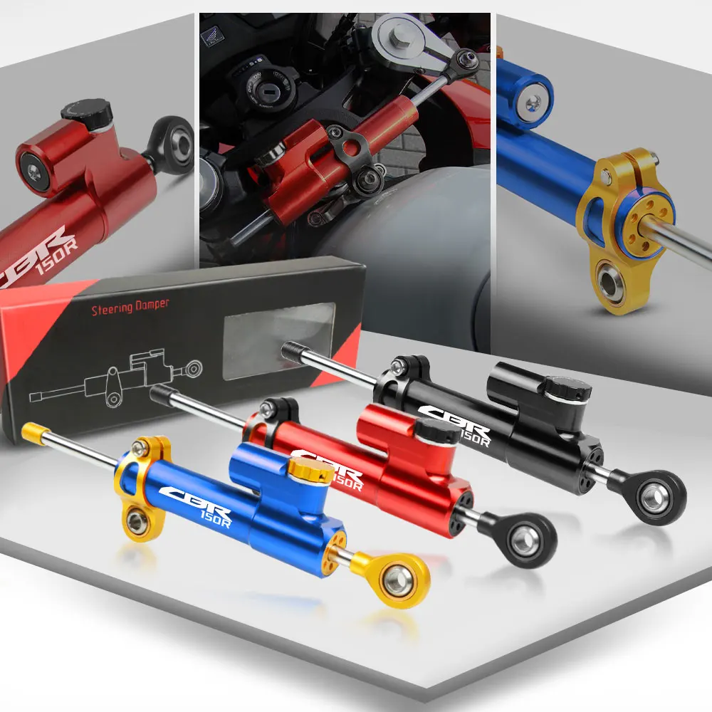 

CNC Aluminum Motorcycle Damper Steering Stabilize Safety Control For Honda CBR150R CBR 150R CBR150 R 2011 2012 2013 2014 2015