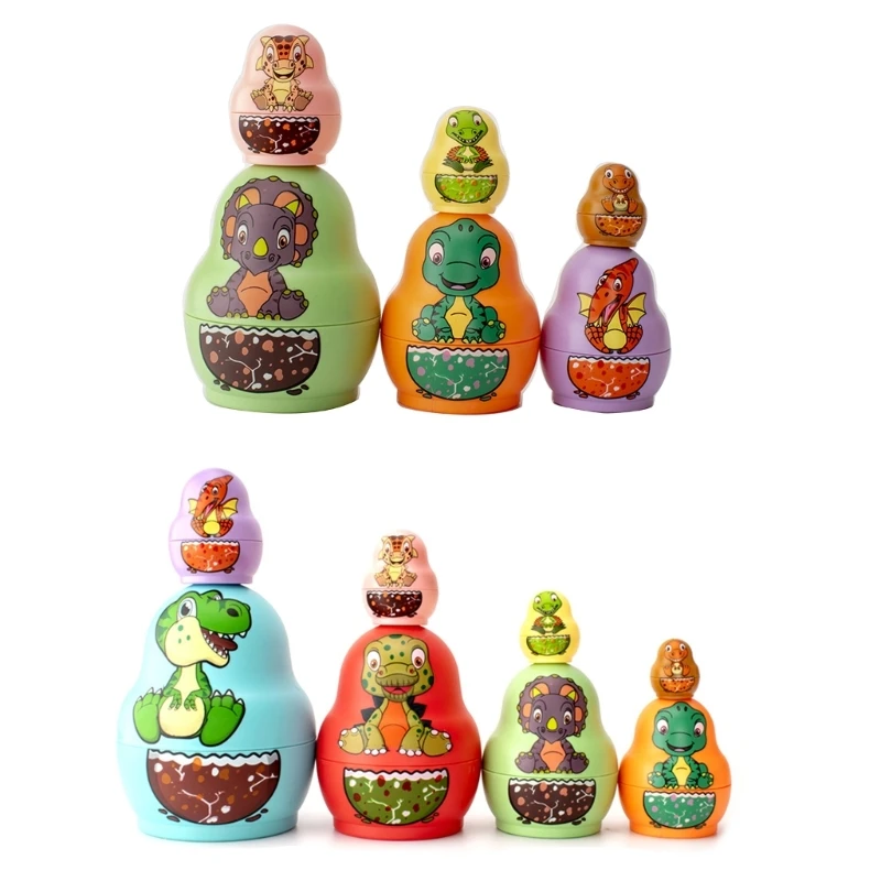 

Creative Nesting Stacking Playset for Kid Imagination Parent Child Bonding