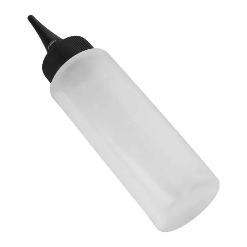 

Бутылка-аппликатор для окрашивания волос, устройство для точного растушевки и предотвращения утечки волос в домашних условиях