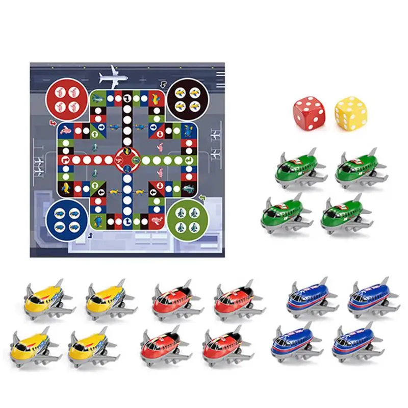 

Party Board Game Airplane Chess Game Kid Educational Toys For Adults Teens Kids Girls For Home Traveling School