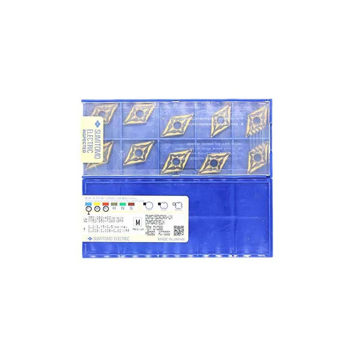 

SUMITOMO 100% Original DNMG DNMG15 DNMG150608 DNMG150608N DNMG150412N DNMG150404N Medium Roughing Carbide Turning Inserts