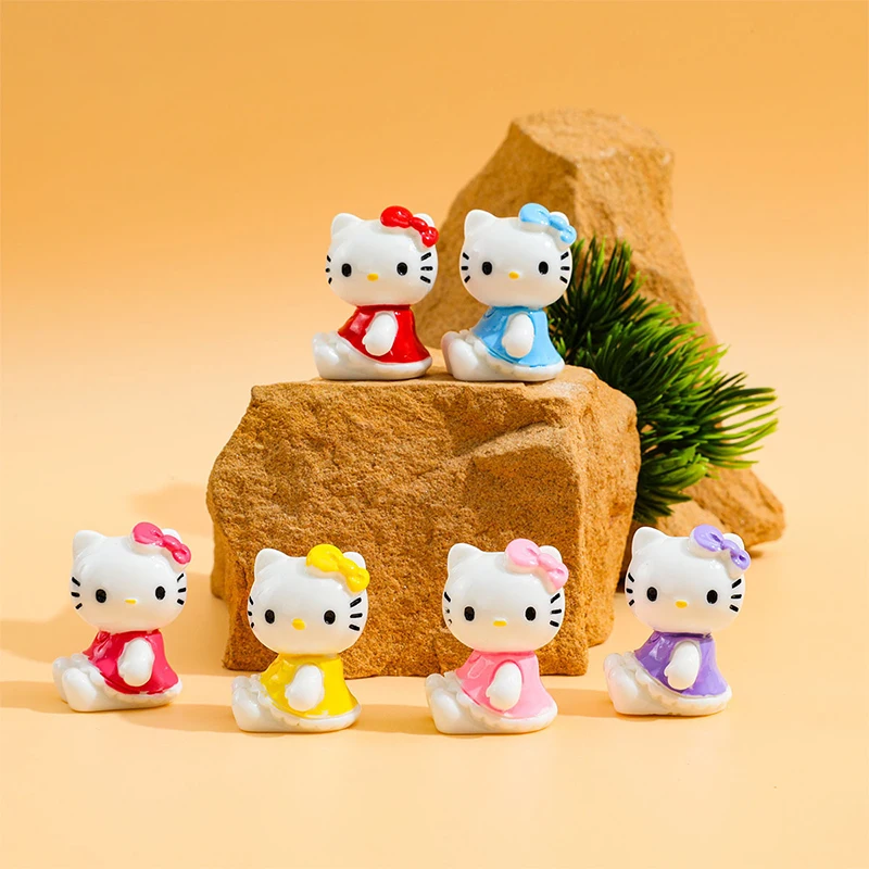 Микро-ландшафтное украшение MINISO светящаяся фигурка Hello Kitty