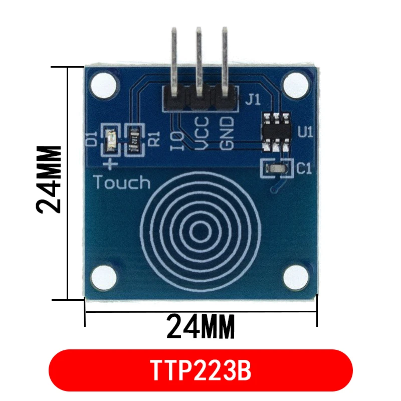 TTP223TTP224TTP226TTP229 Jog цифровой сенсорный переключатель датчик цифровой 14816-канальный сенсорный емкостный модуль TTP223B (art.: 3920cf424b0a3) - 3920cf424b0a3