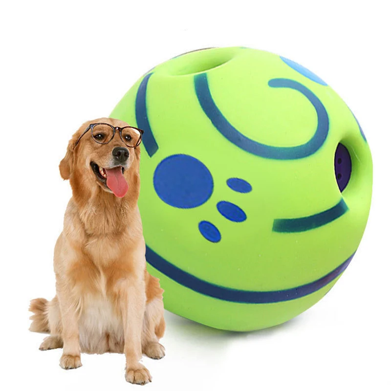

Dog Toy Ball Pet Toys Indoor Molar Teeth Bite Ball Roll The Sounding Ball From The High Ball Outdoor Puppy Dog Teething Toys