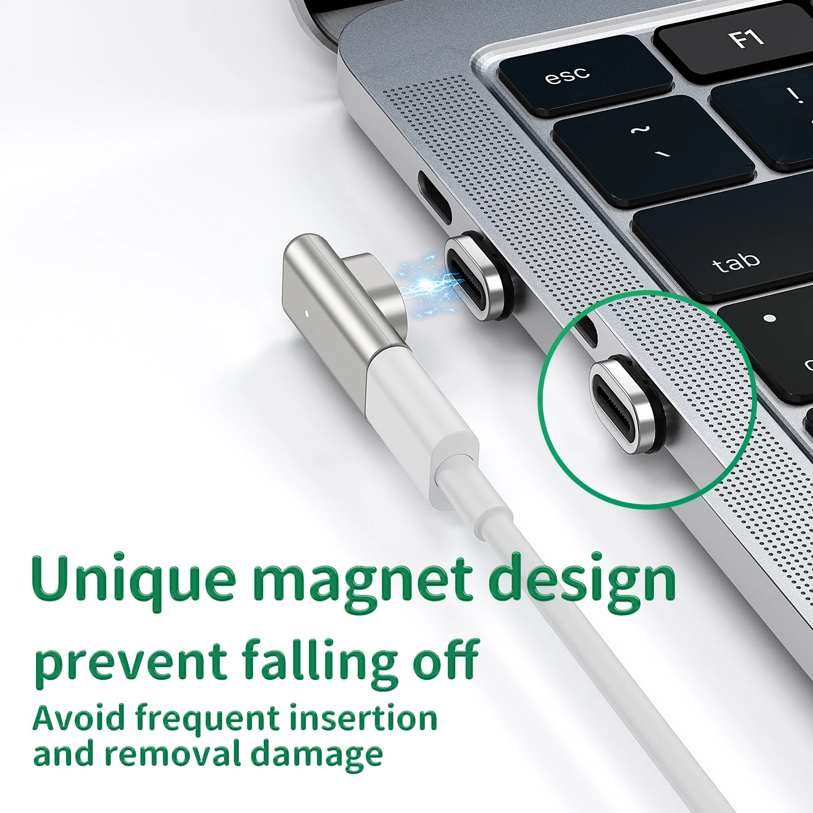 Магнитный кабель Suntaiho 120 Вт USB4 Usb C для фото 4K видео 40 Гбит/с Передача данных Type