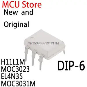 10PCS New and Original DIP6 H11L1 DIP DIP-6 3023 4N35 MOC3031 IC H11L1M MOC3023 EL4N35 MOC3031M