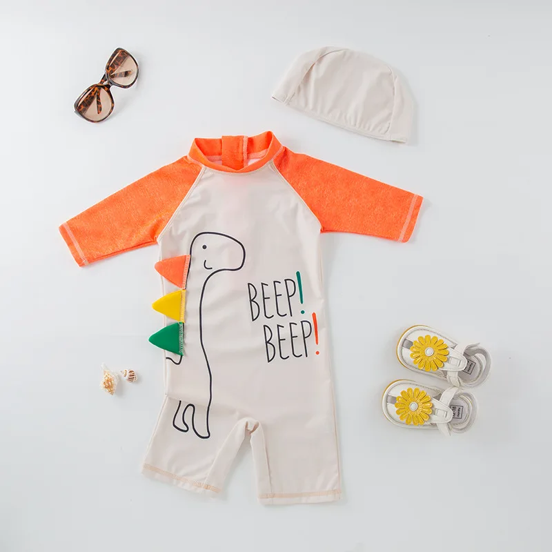 Купальный костюм для маленьких мальчиков купальник малышей детская УФ-одежда UPF50