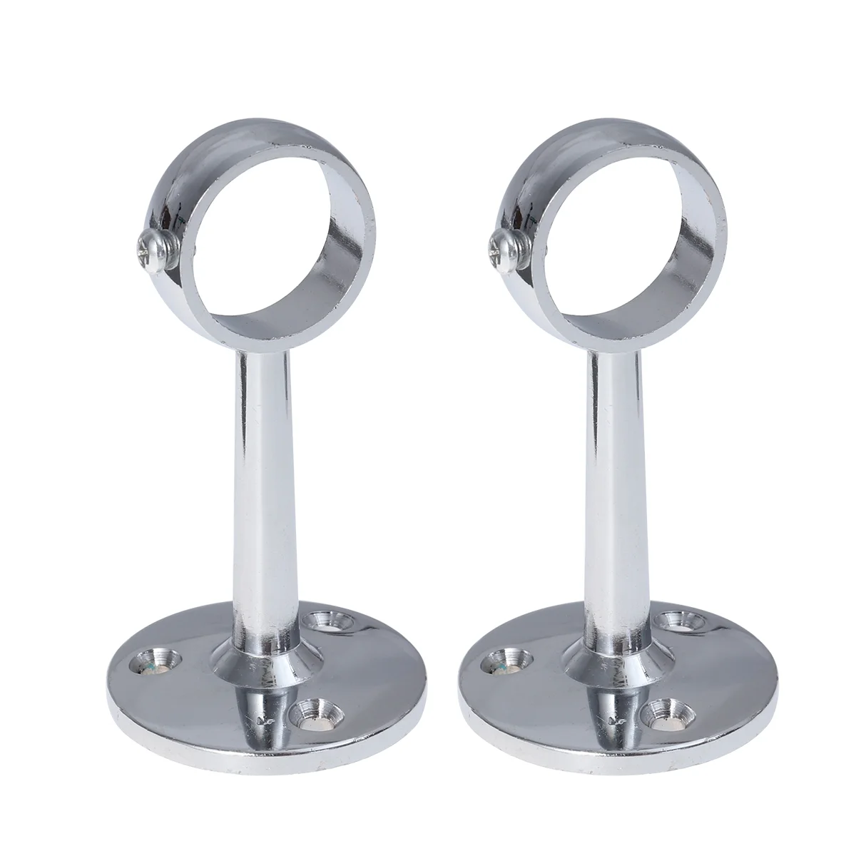 

Holder Rod Curtain Bracket Wardrobe Support Shower Rail Closet Lever Socket Steel Pipe Clothes Hanger Tube Pole