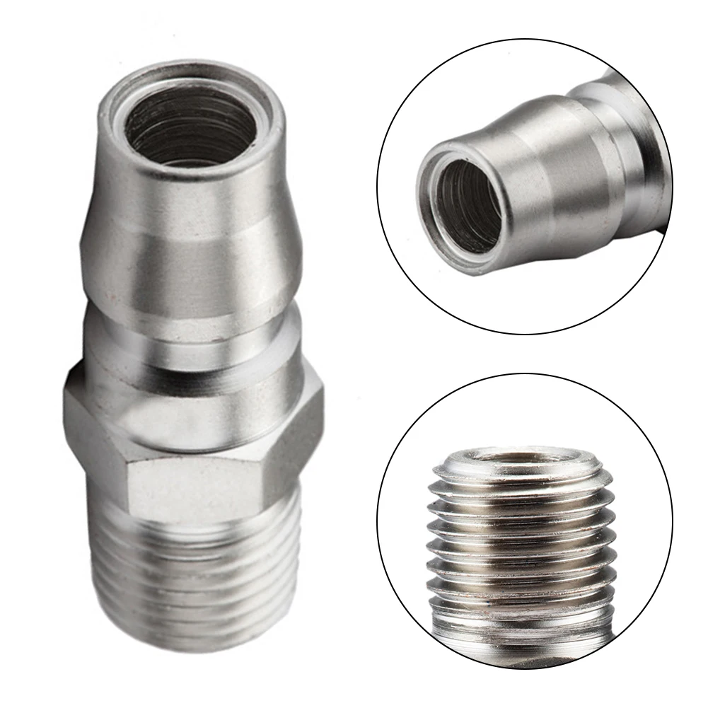 

NITTO Male Coupling Air Fitting With 1/4inch BSP Male Thread 20PM Hardened Important Parts Are Extremely Wear Resistant