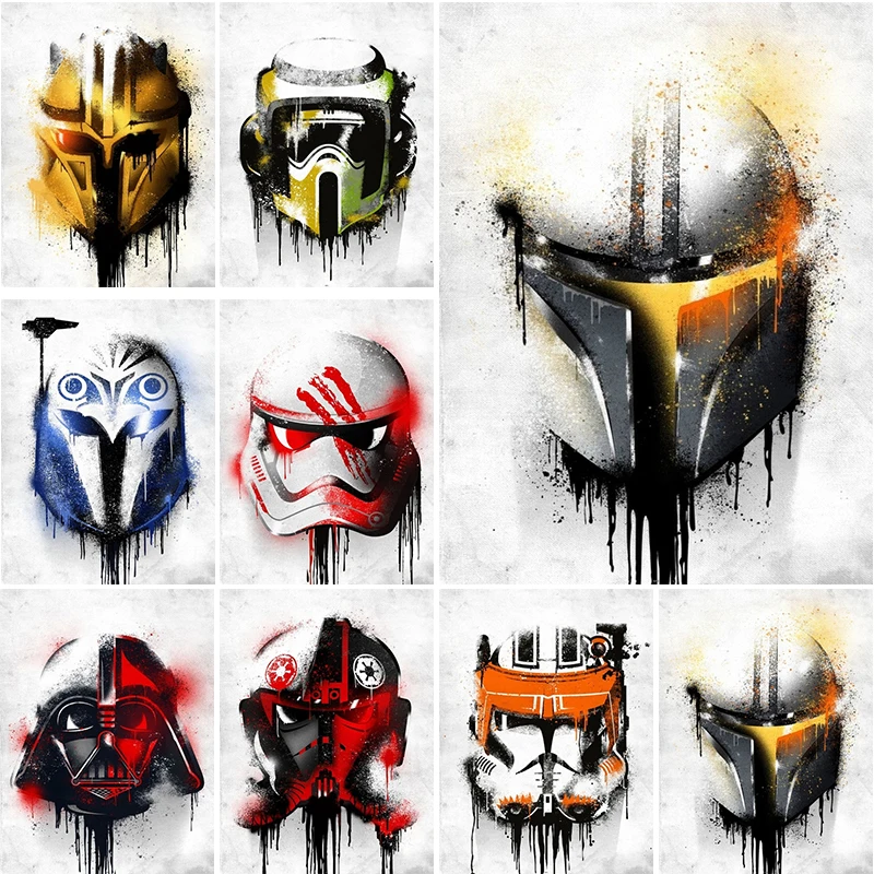 

Disney Diamond Embroidery DIY Diamond Painting Cross Stitch Kit Star Wars 5D Needlework Diamond Home Decoration