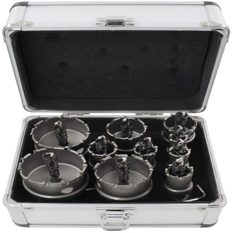 

Набор сверл из 10 предметов, комплект из карбида и спирали из нержавеющей стали, для сверления металлических пластин и титановых насадок