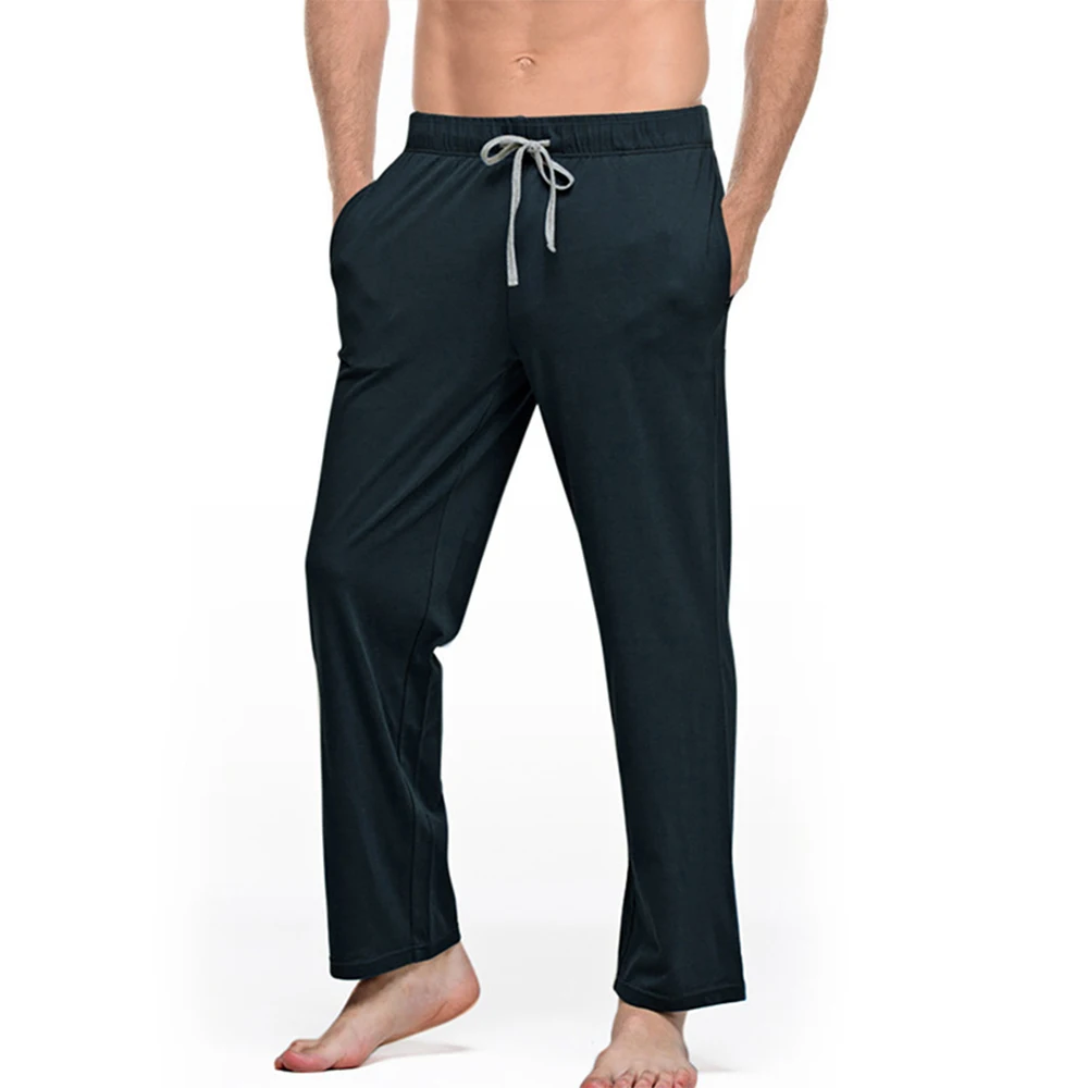 

Männlich Pants Zur Seite Fahren Brand New Breathable Cotton Blend Loose Pant Men Pajama Sleep Bottoms Soft Skin