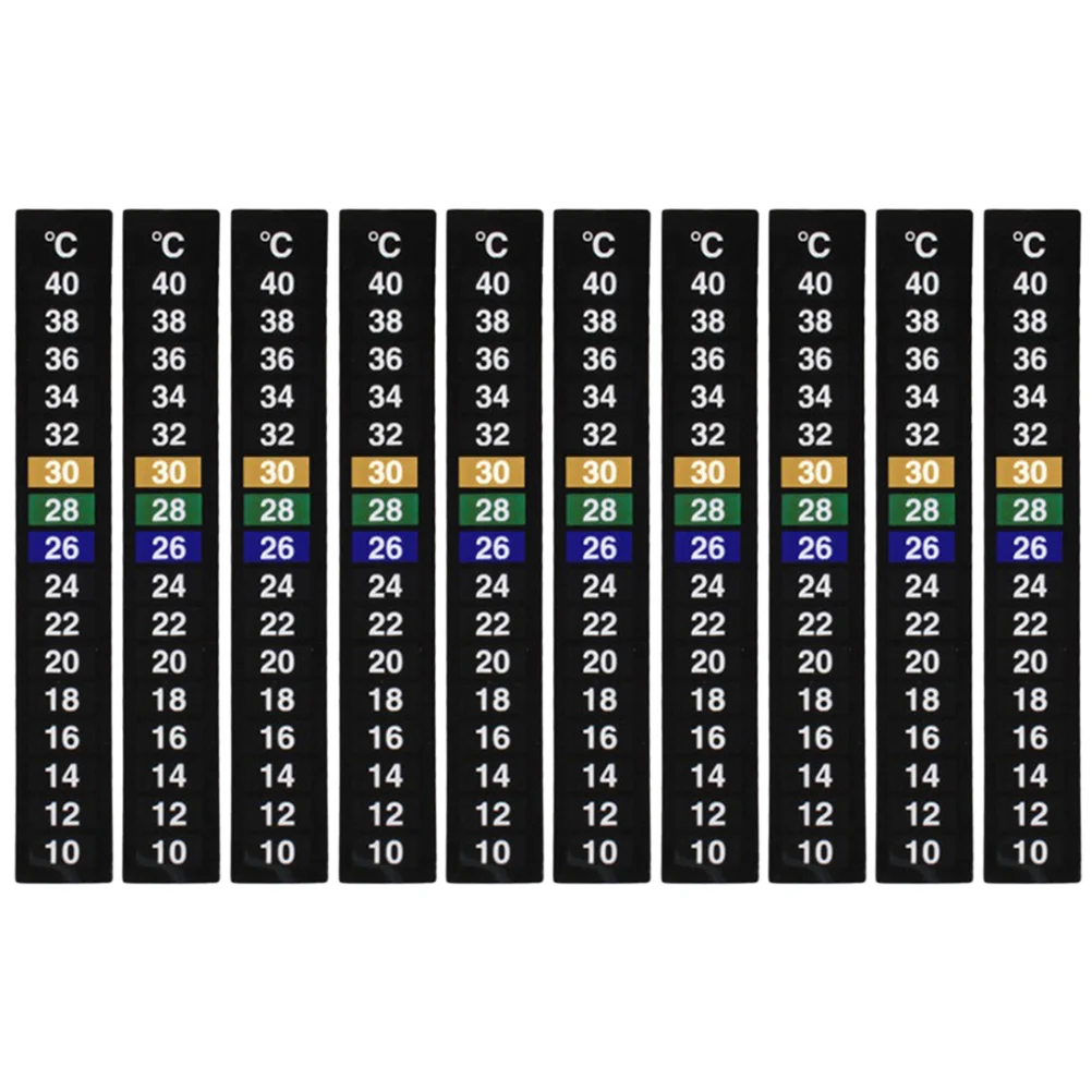 

Temperature Strip Strips Forehead Aquarium Measurng Adhesive Digital Tank Sticker Brewing Stick Indoor Discoloration Aquatic