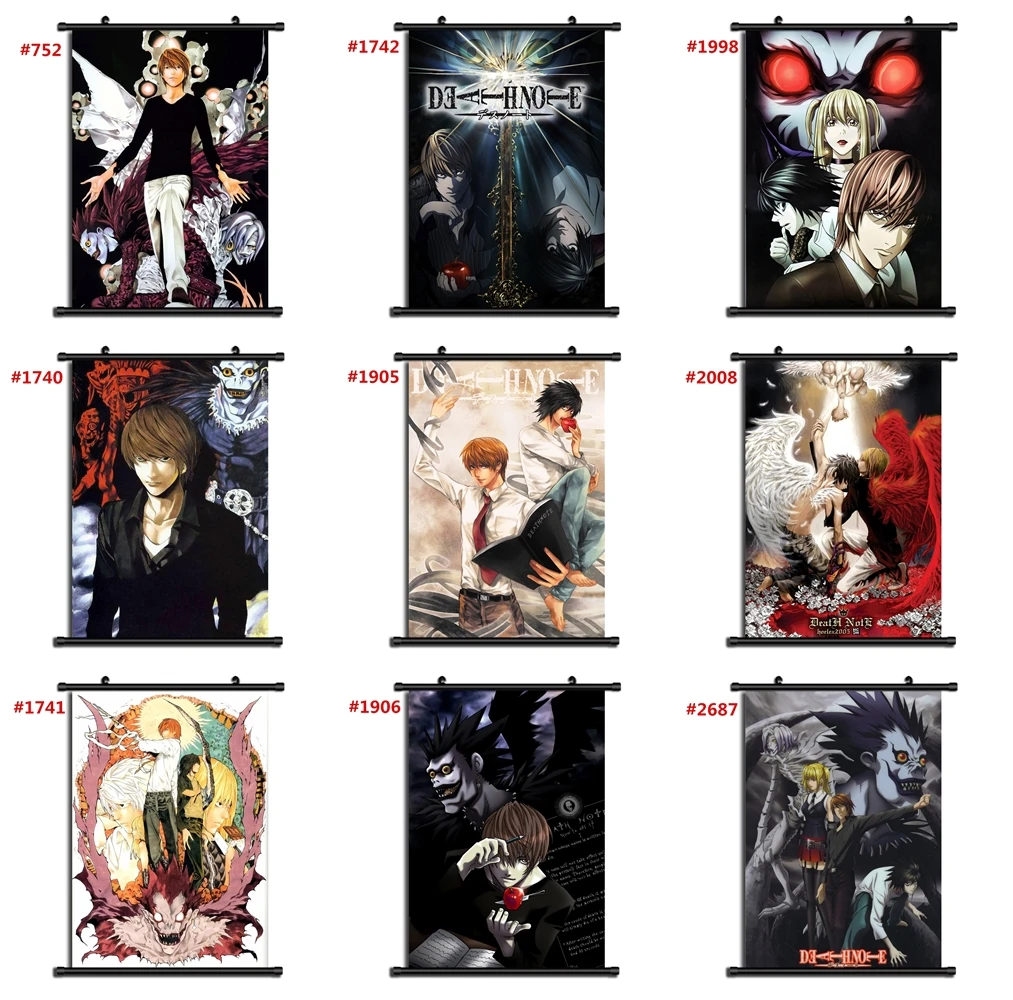 

Набор для рисования по номерам на холсте «тетрадь смерти»