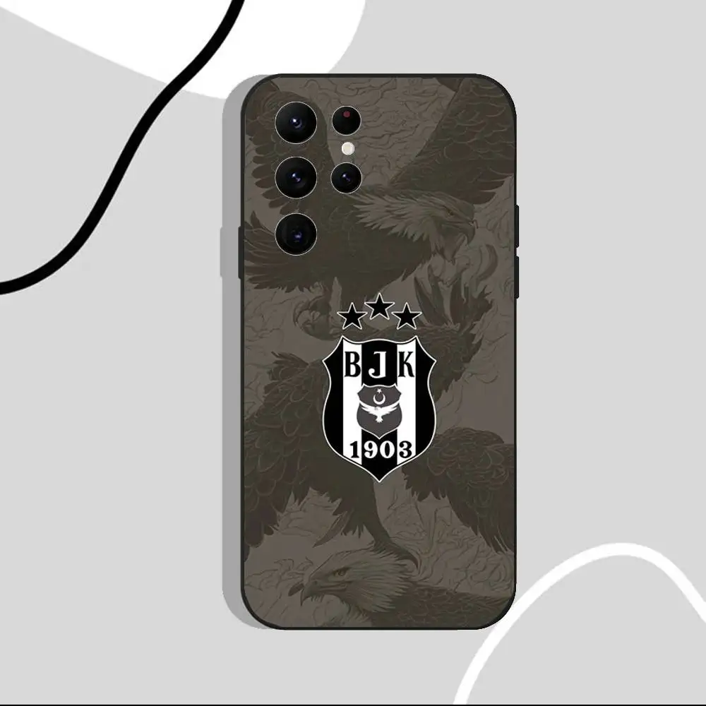 Фото Модный чехол для телефона B-Besiktas BJK Turky для Samsung S10, S21, FE, S21, S26, S25, S24, S23, Ultra, S9, S22, Plus, черный, противоударный, из ТПУ №5