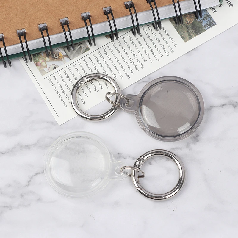 

Soft TPU Cute Cover Keychain Air Tag Front Back Full Protect Shell Shockproof Key Anti-loss Lanyard Tracker Protective Case