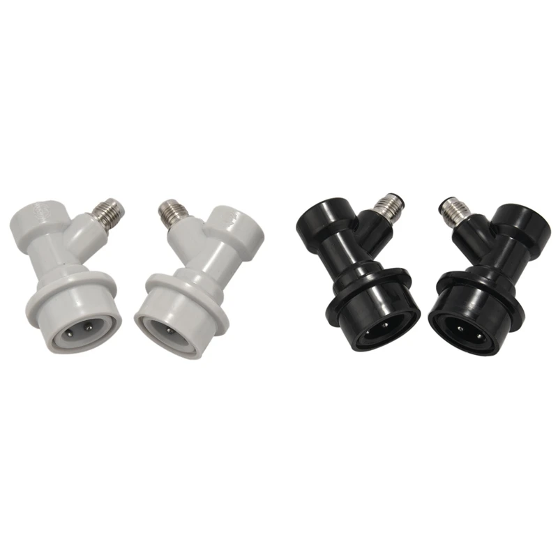 

2 Pairs Homebrew Ball Lock Keg Disconnect Liquid And Gas Barbed Connectors Cornelius Corny Kegerator Beer