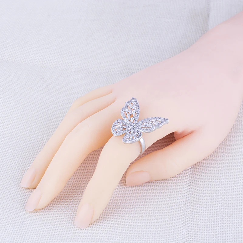 

Trendy Claws Design Crystal Zircon Engagement Rings For Women aesthetic Female Wedding Jewelry Gift Fashion Women Rings
