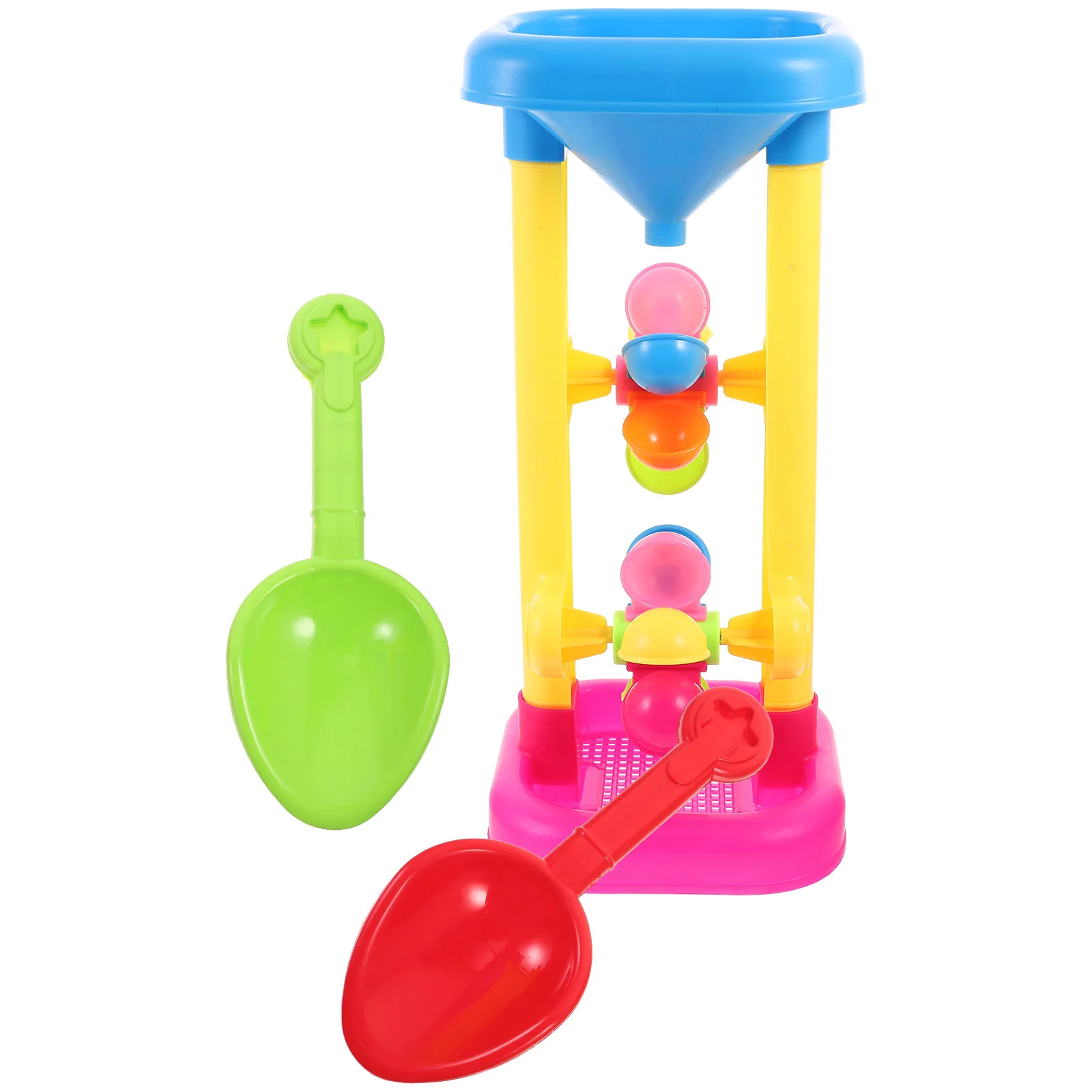 

1 Set Kids Sand Wheel Toy Beach Sand Toy Water Wheel Toy Beach Hourglass Toy