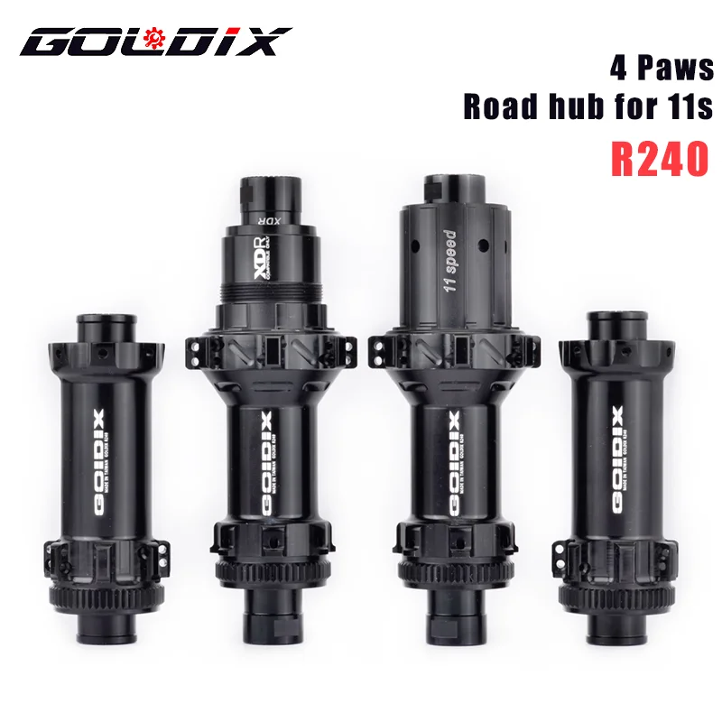 GOLDIX 21hole Road Bike Hub Ultralight 4 Paws 120 Ring HG/XDR Bicycle Hub for SHIMANO SRAM 11 Speed Cassette Bike Accessories