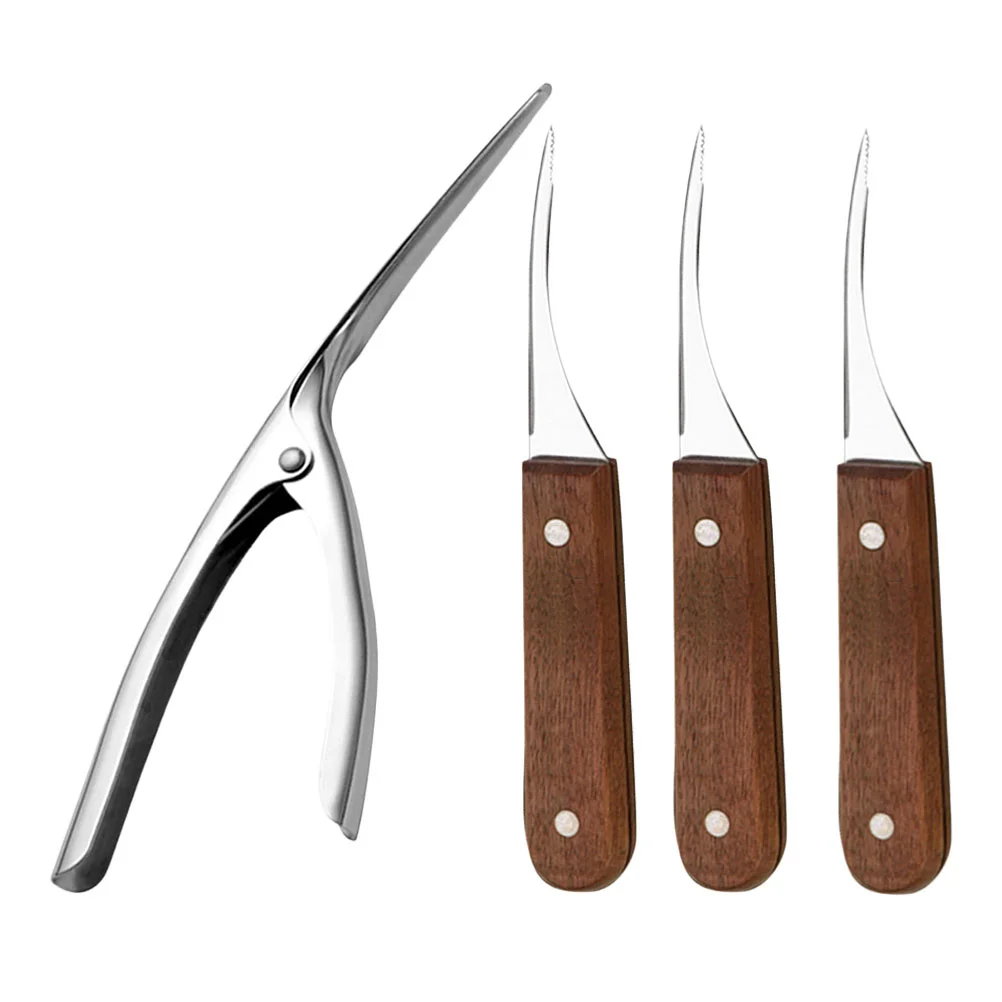 

1 Set Stainless Steel Shrimp Cutters Shrimp Line Cleaning Tools Shrimp Opener
