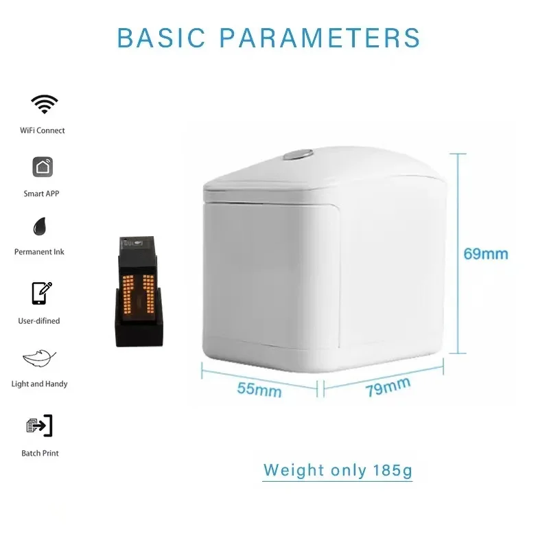 Портативный водонепроницаемый и цветной мини-принтер для татуировок