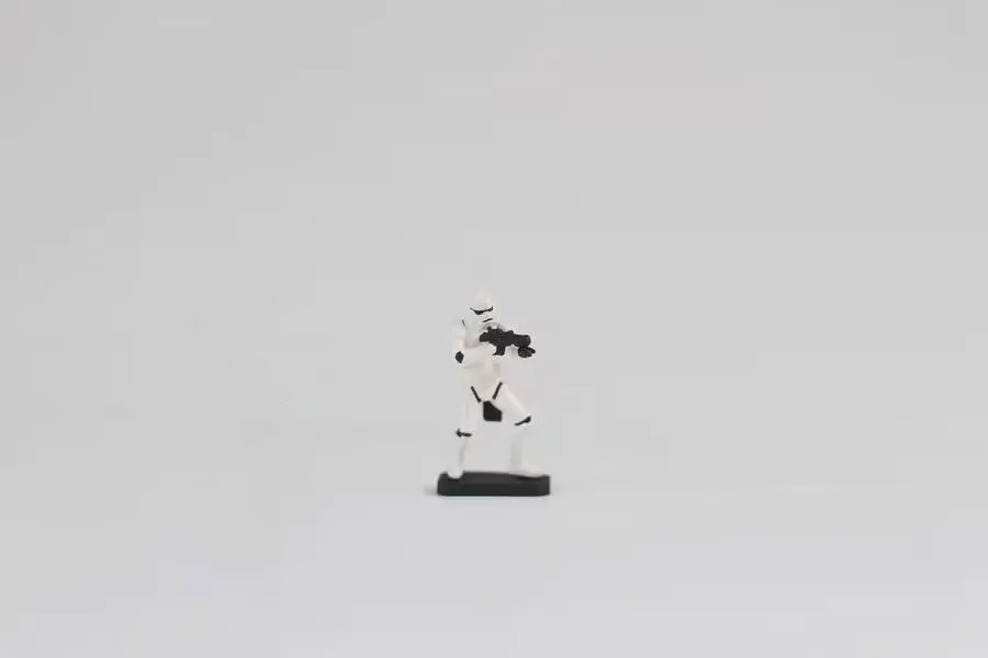 Фото Миниатюрная фигурка Starwar Skywalker Imperial Stormtrooper Коллекционная модель игрушки №4