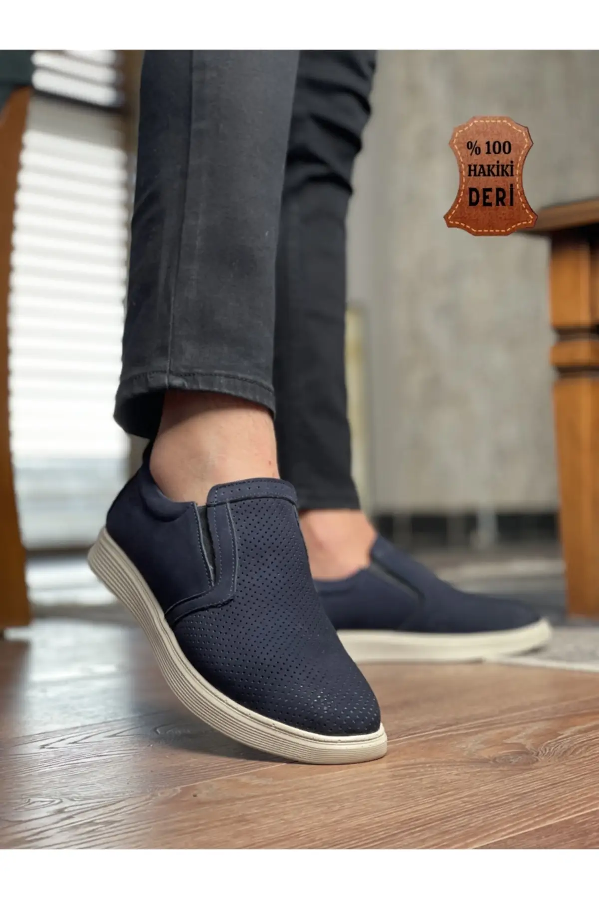 

Men's Shoes Guaranteed Daily Classic Genuine Leather Casual Style Men Loafers Comfortable Shoes