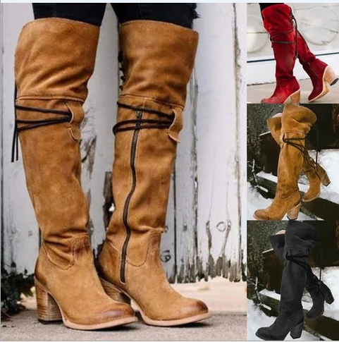

Medieval Costume Knight Viking Larp High Heel Shoes PU Leather Warrior Women Lace Up Cosplay Boots Carnival Party Steampunk