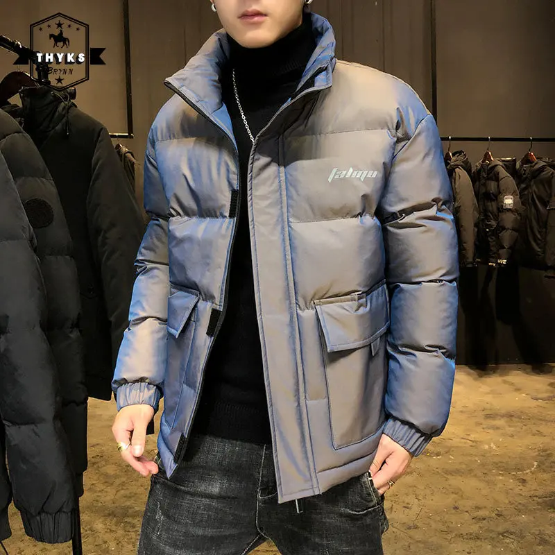 

Men's Oversized Winter Warm Parka Korean Causal Loose Thicken Down Coat Couple Wear Men Puffer Jacket Waterproof Outerwear M-5XL