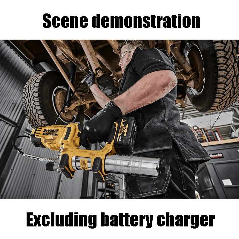 DEWALT DCGG581 18 В XR Беспроводной 2-скоростной смазочный пистолет для плотницких