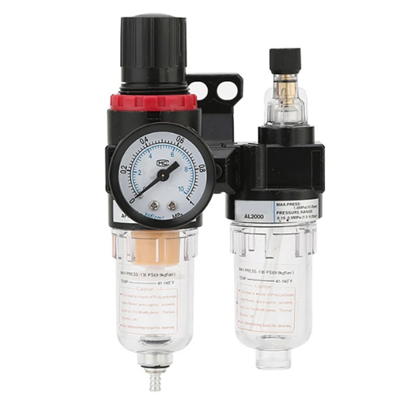 

Водный сепаратор-AFC2000 G1/4, воздушный компрессор, масло, вода, быстрое использование для уменьшения регулятора клапана давления