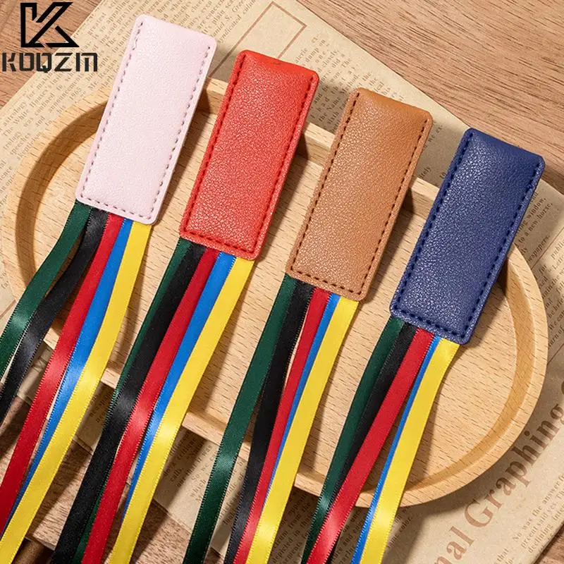 

Минималистичная кожаная лента, угловая страница, маркер, ручная работа, винтажная книга, кожаная закладка для чтения, подарок