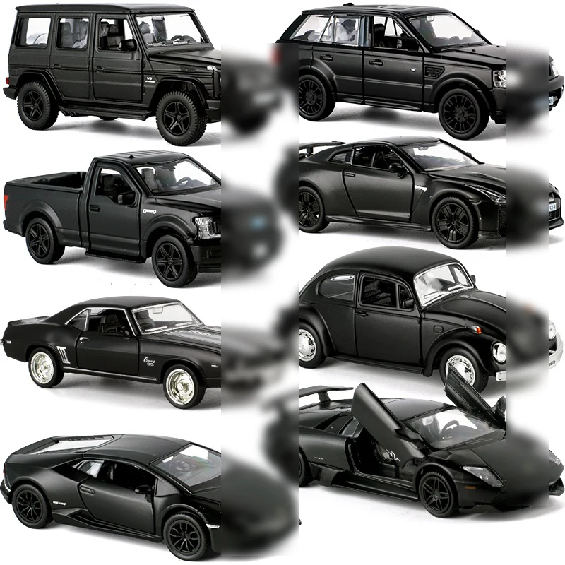 

Customized Kids Educational Toys 1:32 Scale Metal Alloy Pull Back Supercar Model Collection Diecast Cars With Sound Light