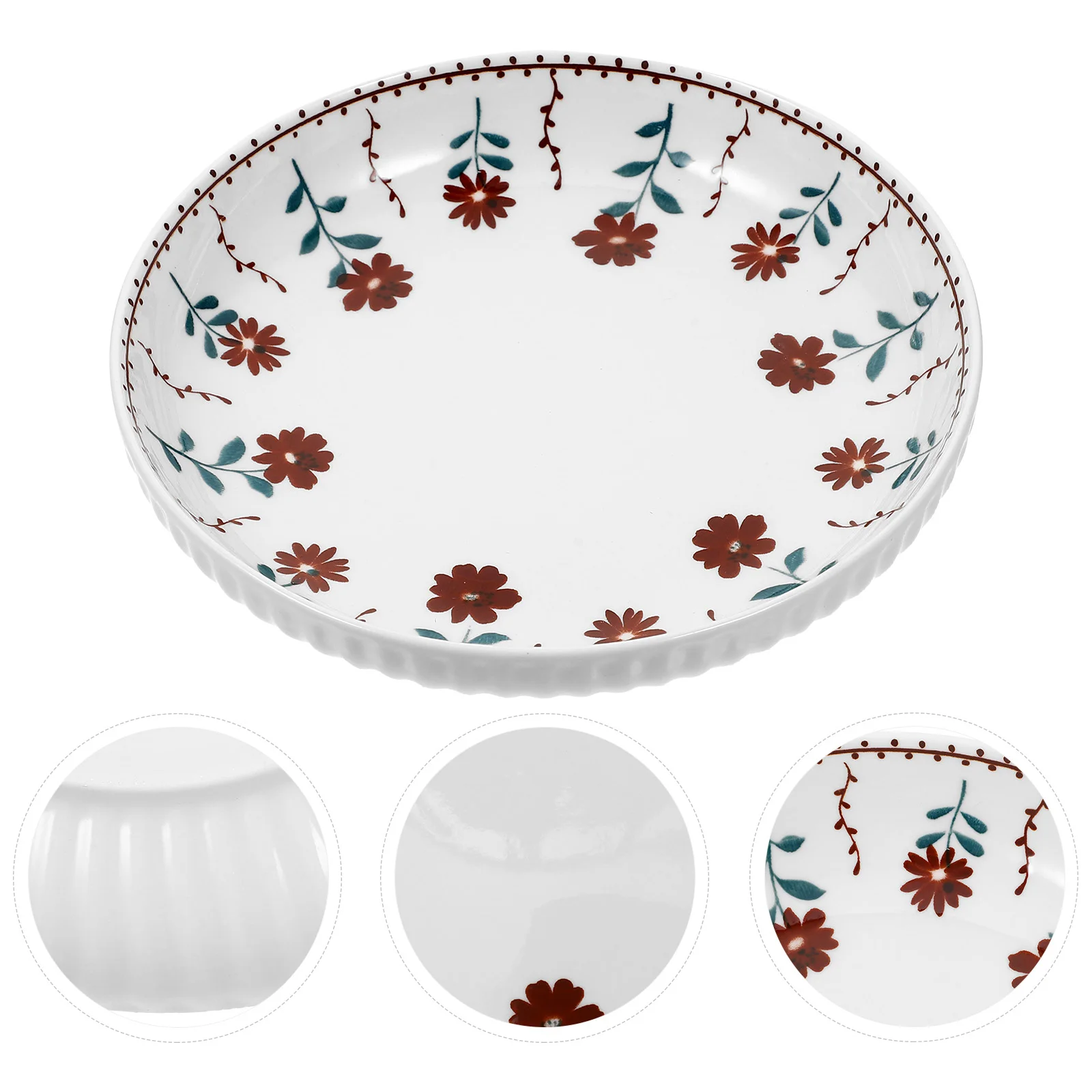 

Ceramic Dinner Plates Food Dish Egg Cake Pan Cold Tray Delicate Ceramics Modern