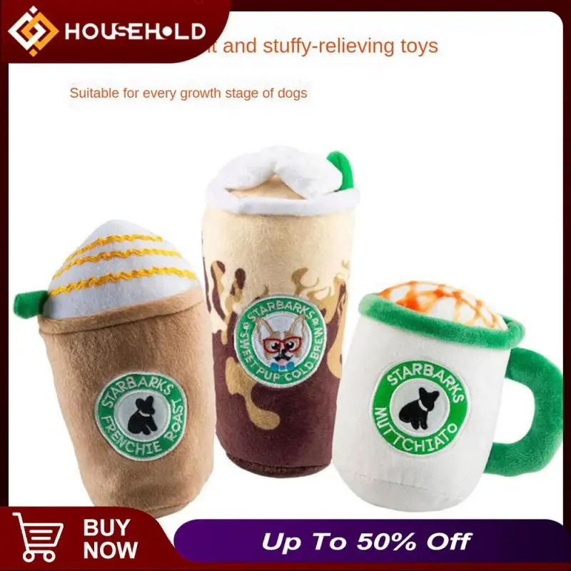 

Protect Teeth Chewing Cleaning Products Trend Dog Sound Toys Workmanship Keep Your Dog Interested Pet Toy Coffee Cup Durable
