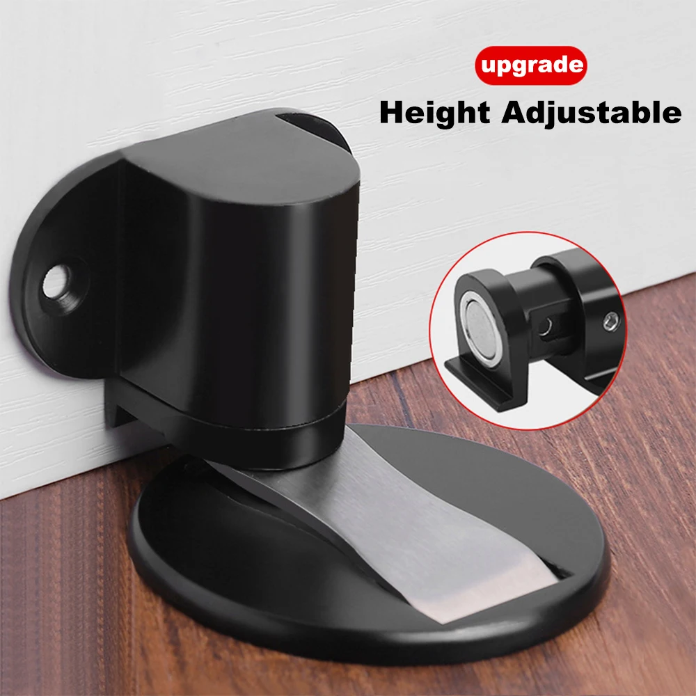 

Height Adjustable Zinc Alloy Door Stealthily Absorbs Static Sound Strong Magnetic Door Absorbs Anti-collision Door Stopper